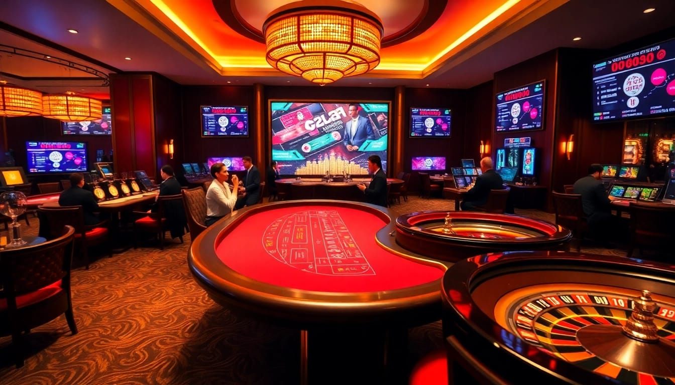 Engage in exciting bj88 đá gà betting action within a vibrant casino atmosphere.