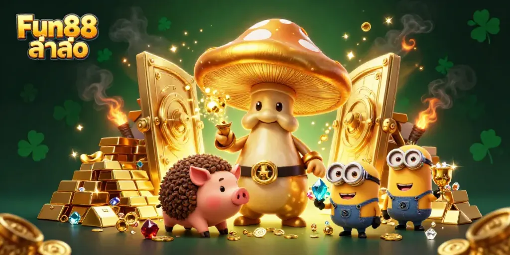 Experience thrilling gaming adventures with Fun88 ล่าสุด featuring vibrant magical characters and treasure.