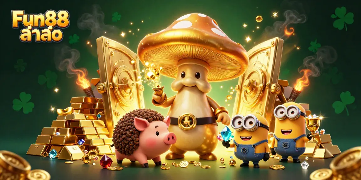 Experience thrilling gaming adventures with Fun88 ล่าสุด featuring vibrant magical characters and treasure.