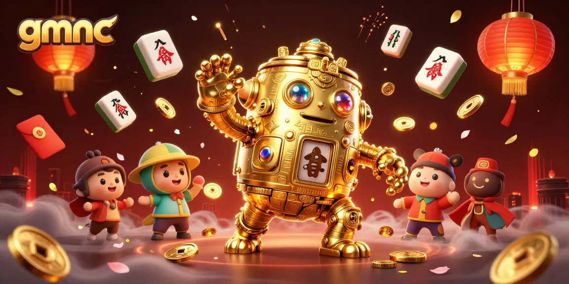 Engage with gmnc's thrilling casino experience as a golden golem brings luck and excitement.