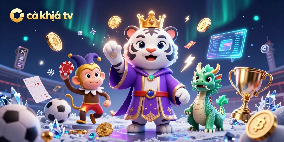 Experience cà khịa tv in a lively scene featuring classic sports elements, vibrant colors, and exciting casino action.